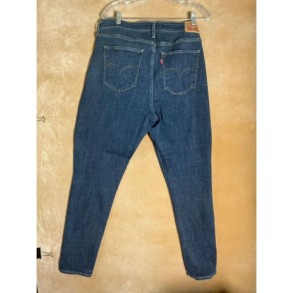 Levi's‎ 721 High Rise Skinny Jeans men's Size 34 Blue Denim